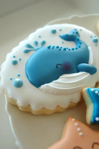 Baleine détaillée